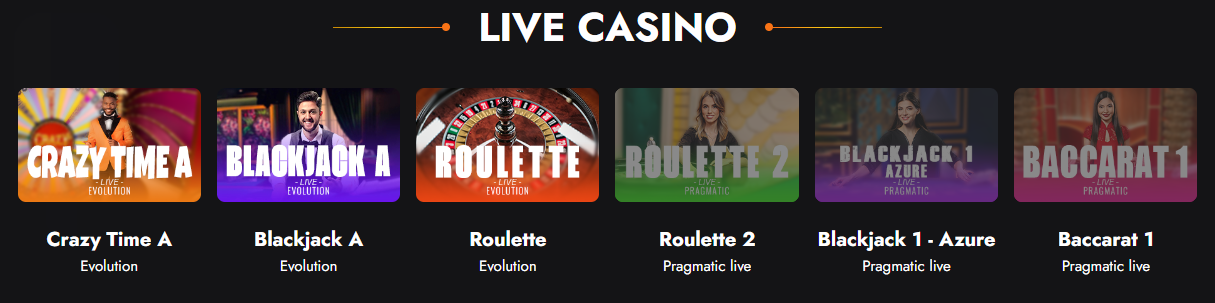 Live Casino Games